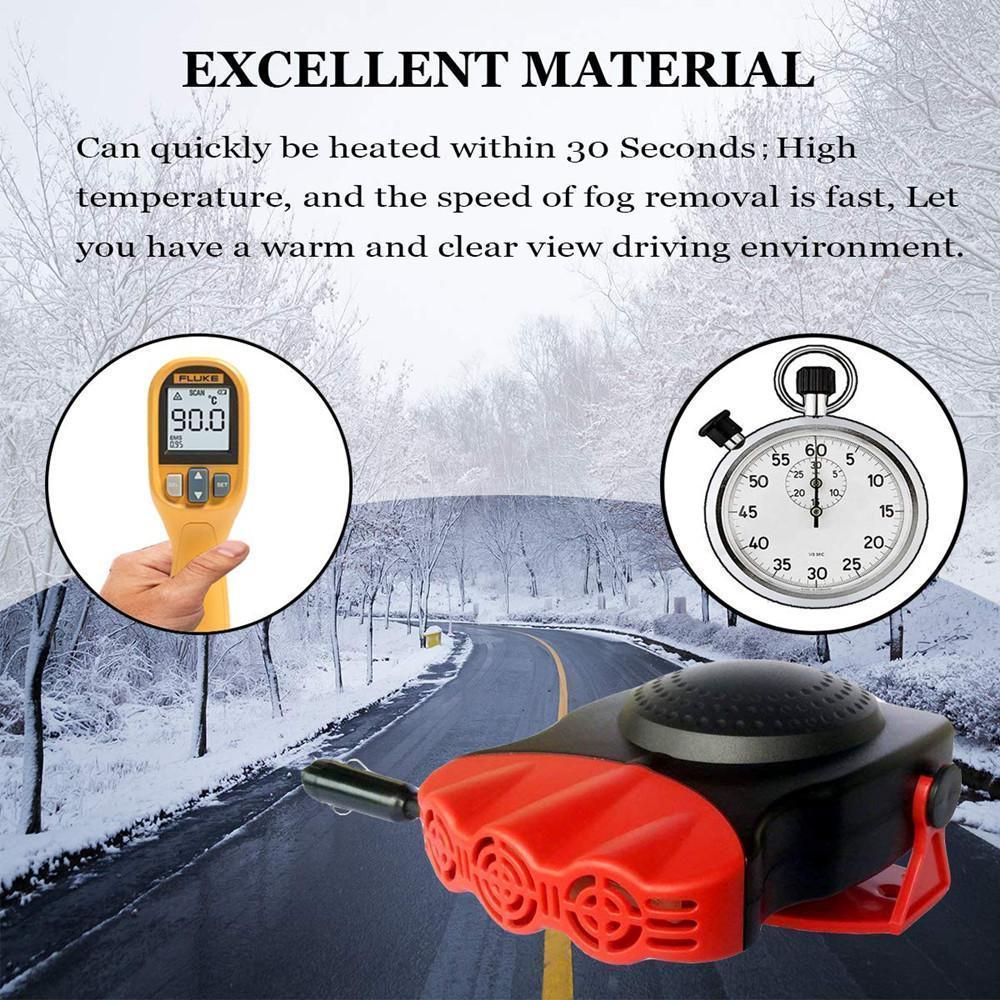 150W Portable Car Heater Defrosts Defogger - Image 4
