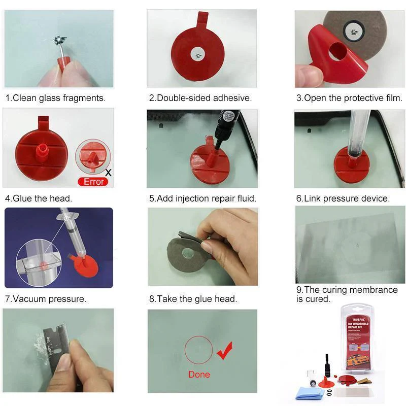 Automotive Glass Nano Repair Fluid Kit - Image 8