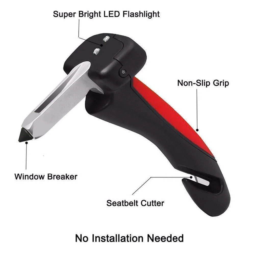 2 in 1 Car Escape Hammer & Door Handle - Image 3