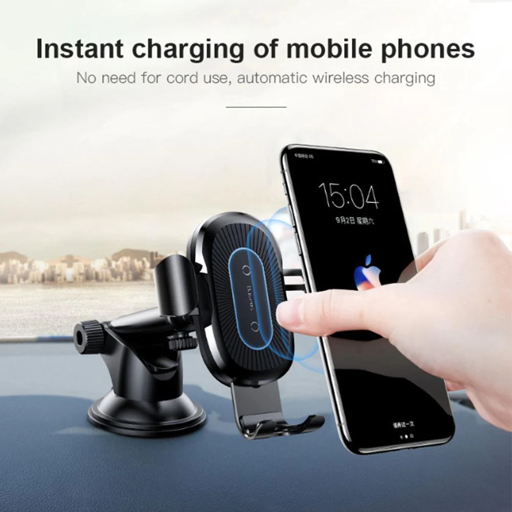 3 in 1 Wireless Charger & Car Phone Holder - Image 3
