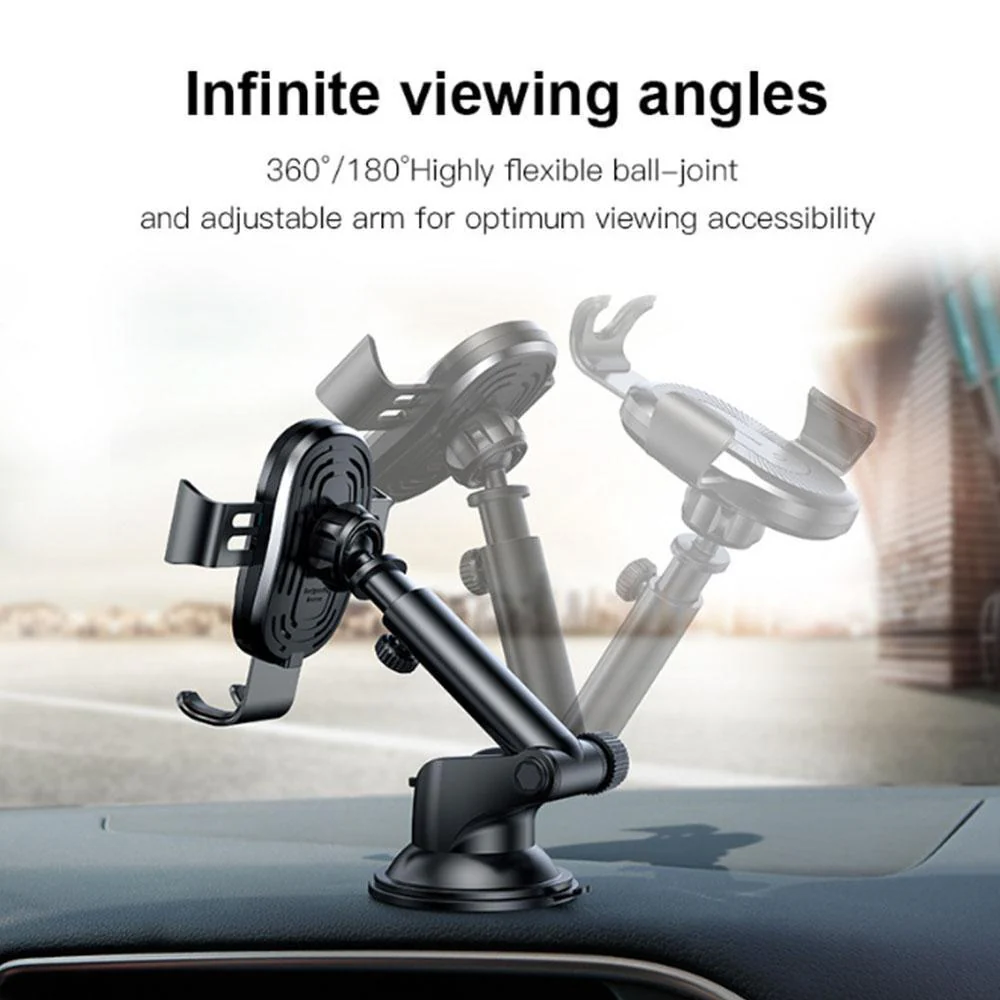 3 in 1 Wireless Charger & Car Phone Holder - Image 4