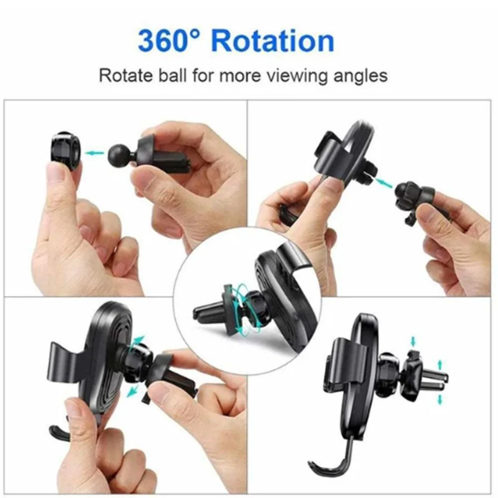 3 in 1 Wireless Charger & Car Phone Holder - Image 6