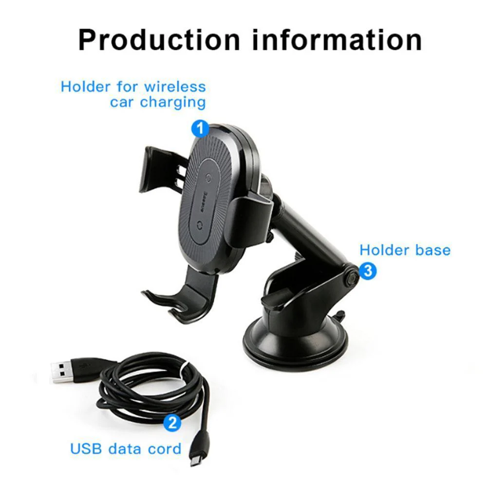 3 in 1 Wireless Charger & Car Phone Holder - Image 8