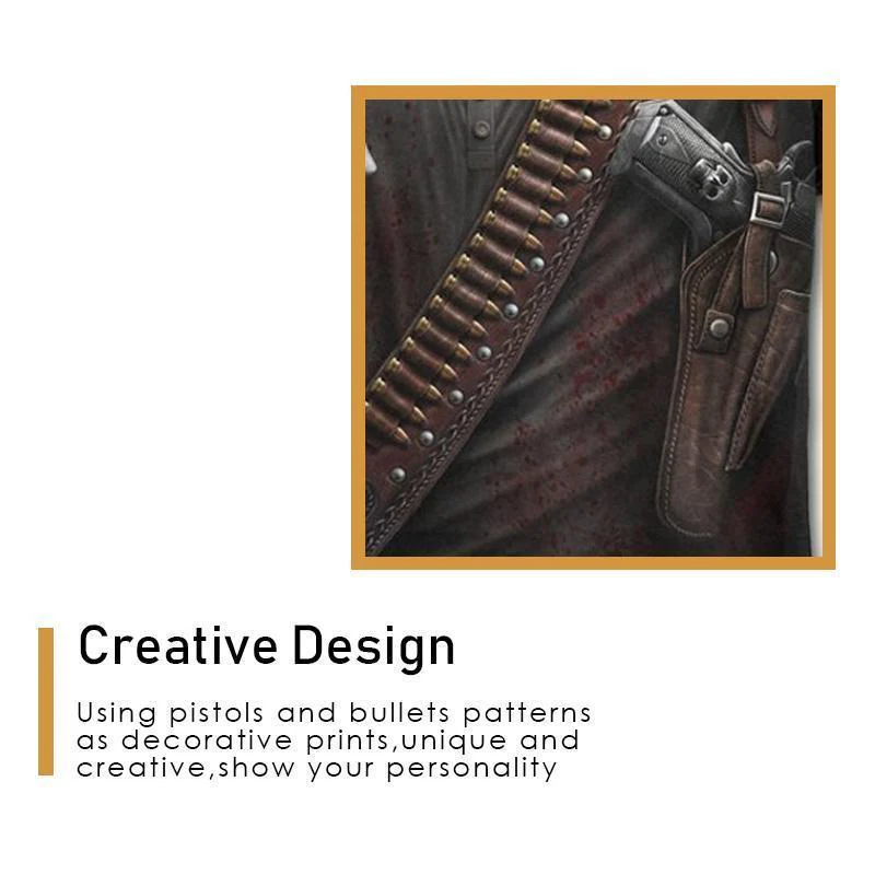 3D Creative Printed Short Sleeves T-shirt - Image 4