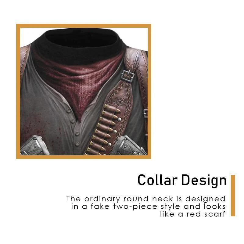 3D Creative Printed Short Sleeves T-shirt - Image 5