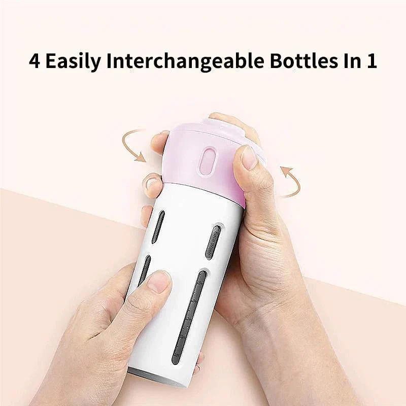 4-in-1 Lotion Shampoo Gel Travel Dispenser - Image 4