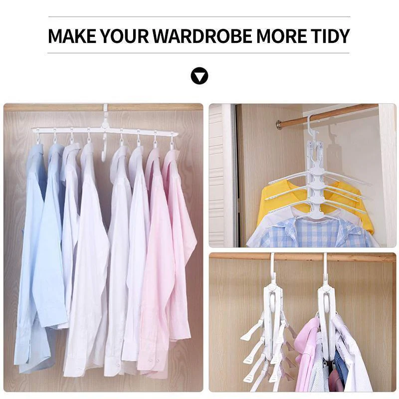 8 In 1 Multifunctional Folding Hanger For Space Saving - Image 5