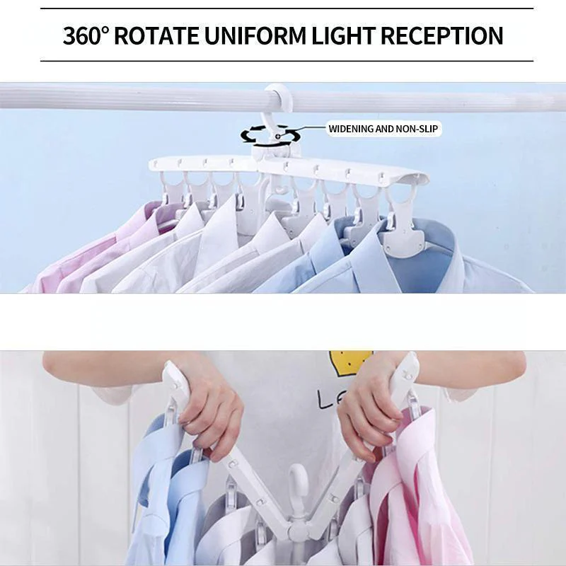 8 In 1 Multifunctional Folding Hanger For Space Saving - Image 6