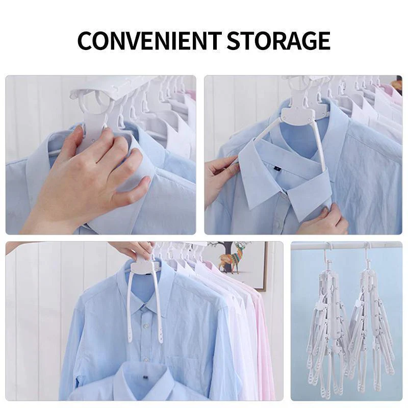 8 In 1 Multifunctional Folding Hanger For Space Saving - Image 7