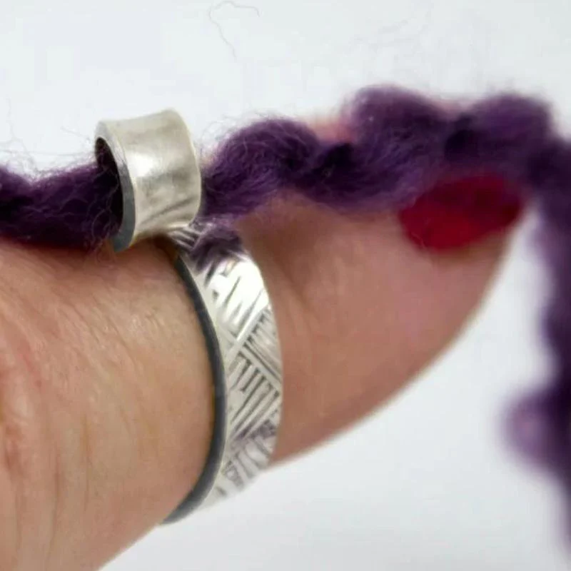 Adjustable Knitting Crochet Yarn Guide Ring | Yarn Tension Ring - Image 4