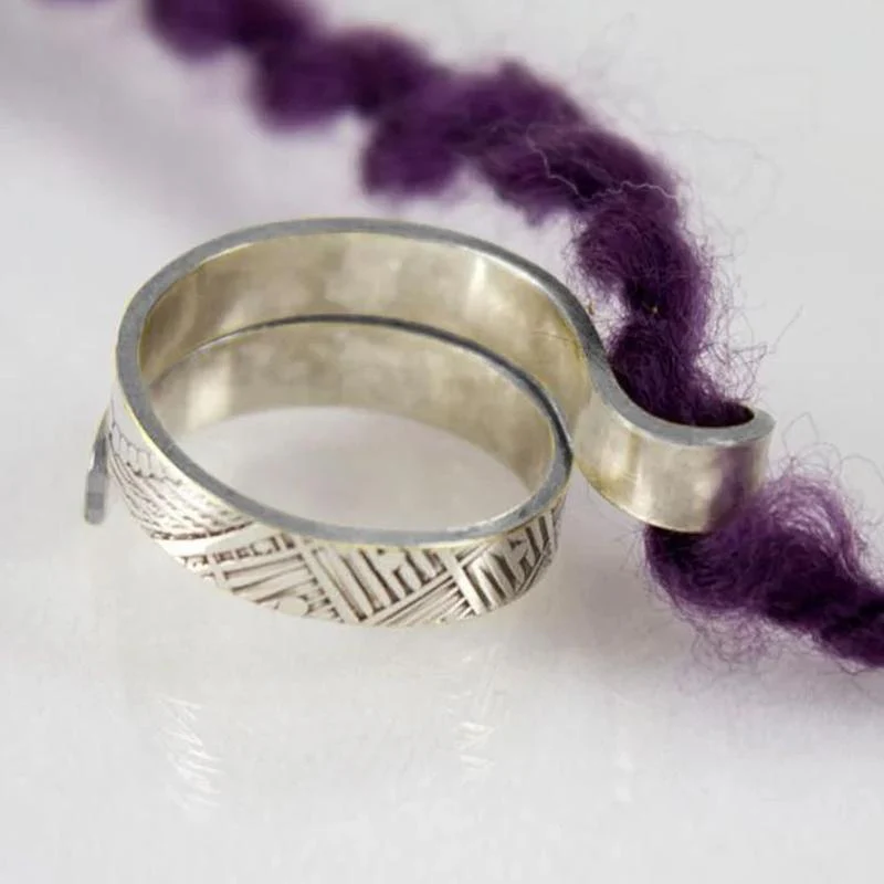 Adjustable Knitting Crochet Yarn Guide Ring | Yarn Tension Ring - Image 5
