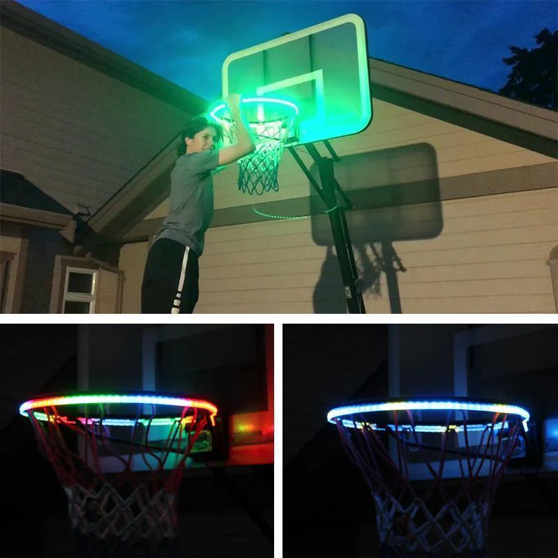 Basketball Hoop -Activated LED Strip Light-6 Flash Modes - Image 8