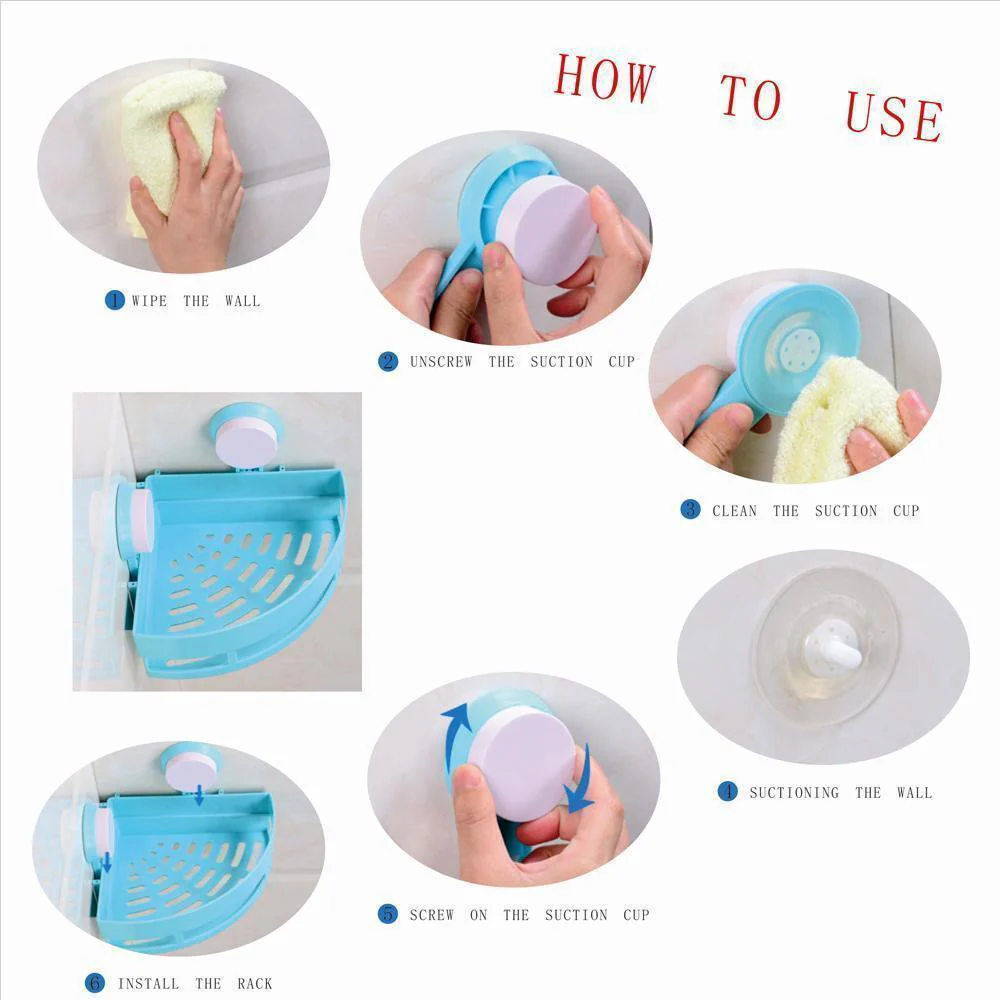 Bathroom Corner Storage Rack Organizer - Image 6