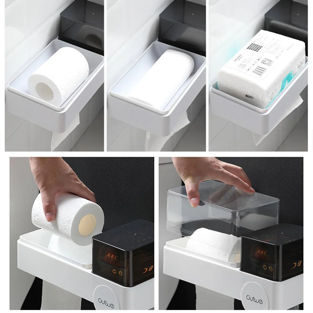 Bathroom Waterproof Three-In-One Storage Box - Image 5