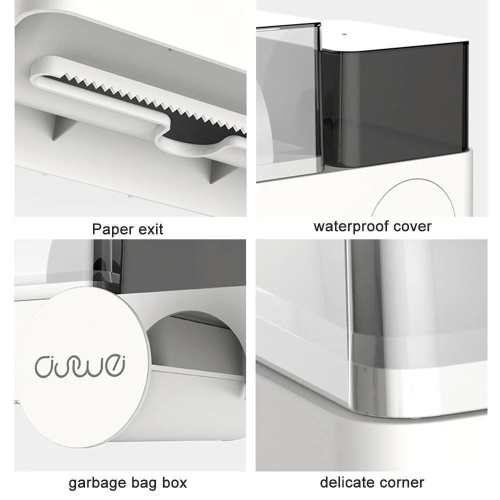 Bathroom Waterproof Three-In-One Storage Box - Image 7