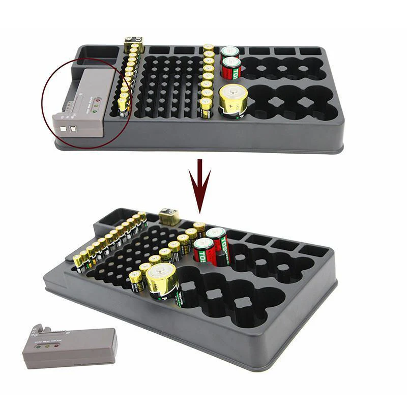Battery Storage Organizer With Tester - Image 5