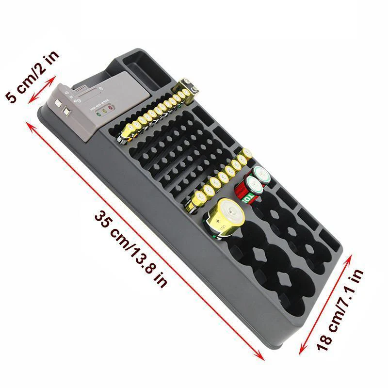 Battery Storage Organizer With Tester - Image 6
