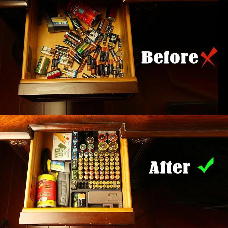 Battery Storage Organizer With Tester - Image 7