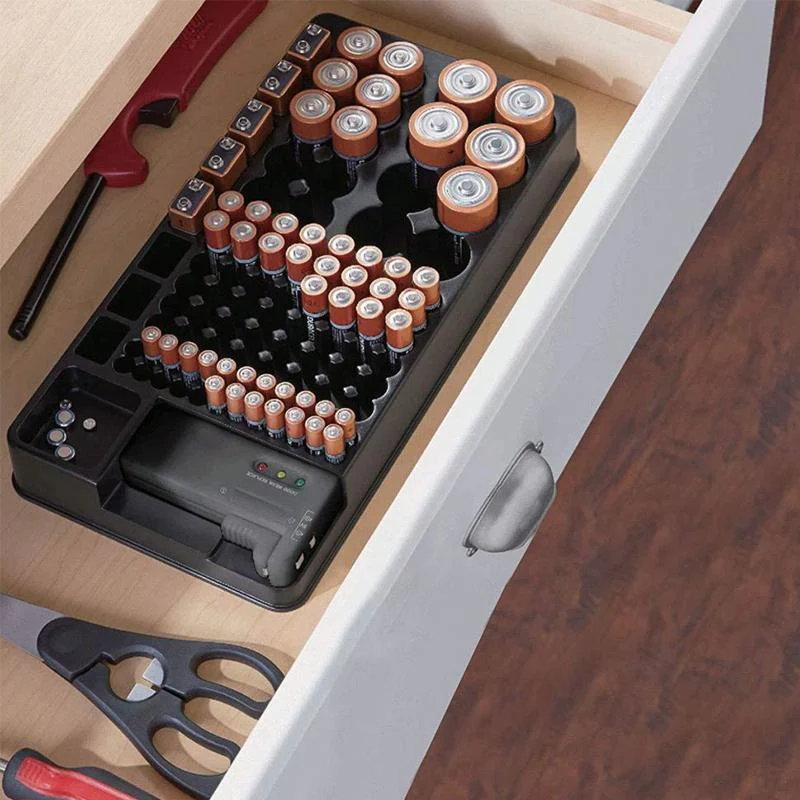 Battery Storage Organizer With Tester - Image 8
