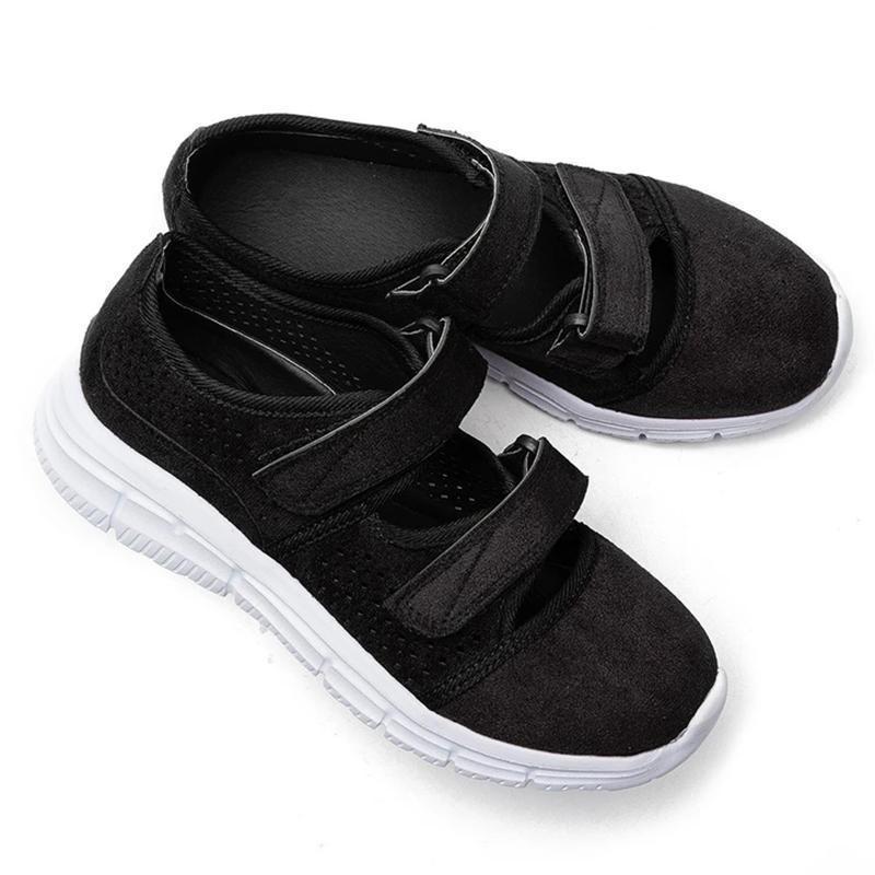 Breathable Mesh Hook Loop Flat Sneakers - Image 6