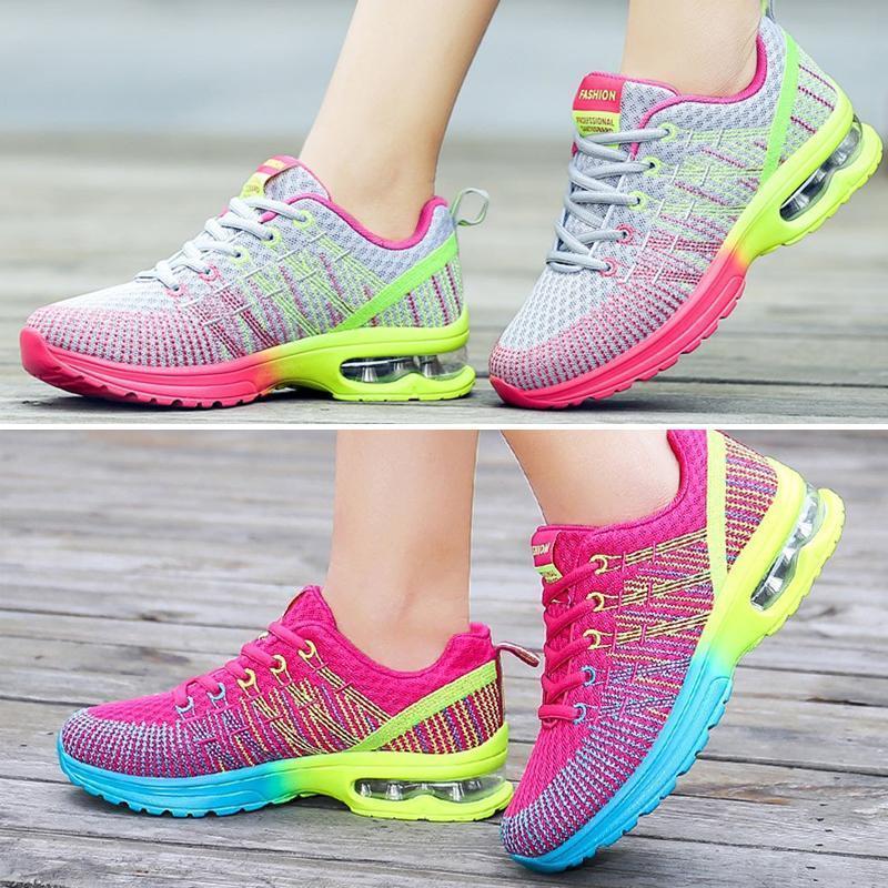 ChainSee Women Fashion Multicolor Breathable Comfortable Athletic Sport Shoes Sneakers Running Shoes - Image 3