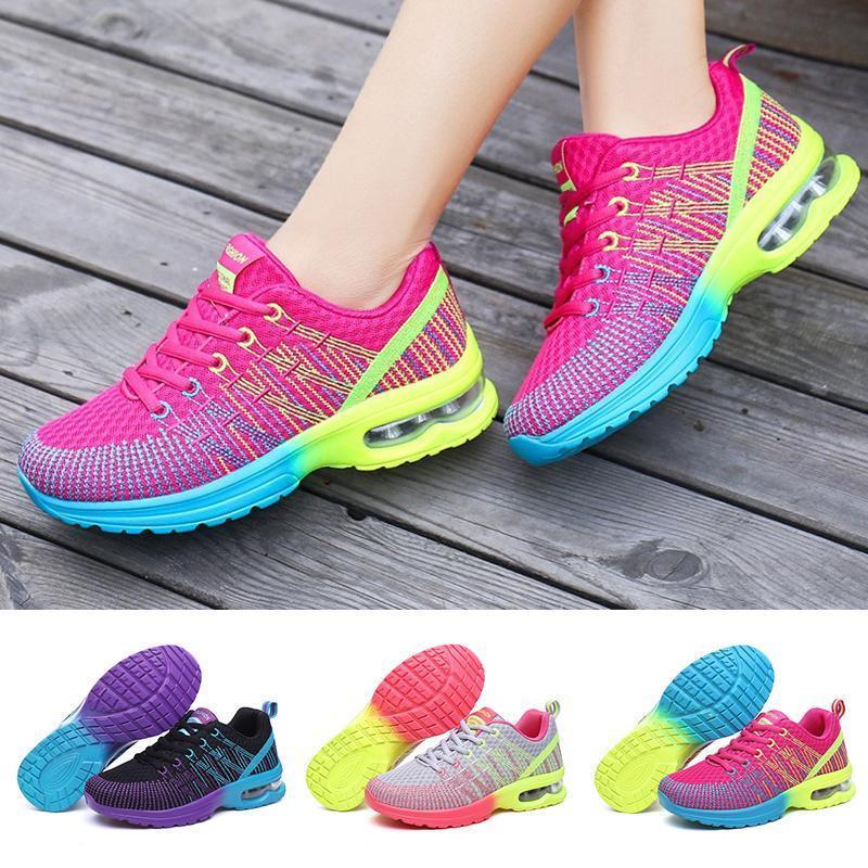 ChainSee Women Fashion Multicolor Breathable Comfortable Athletic Sport Shoes Sneakers Running Shoes - Image 4