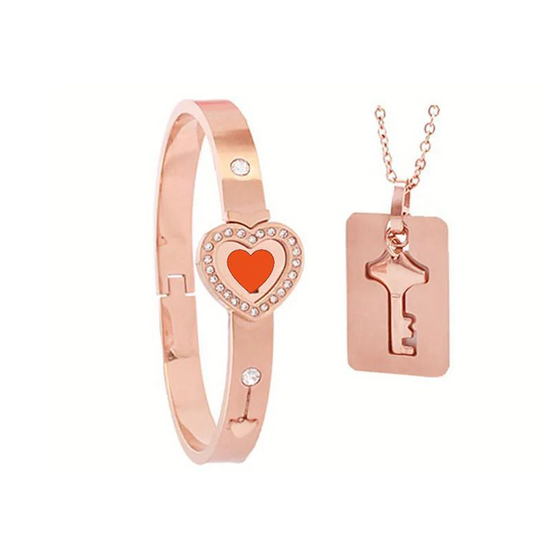 Couple Bracelets Lock and Key Set - Image 12
