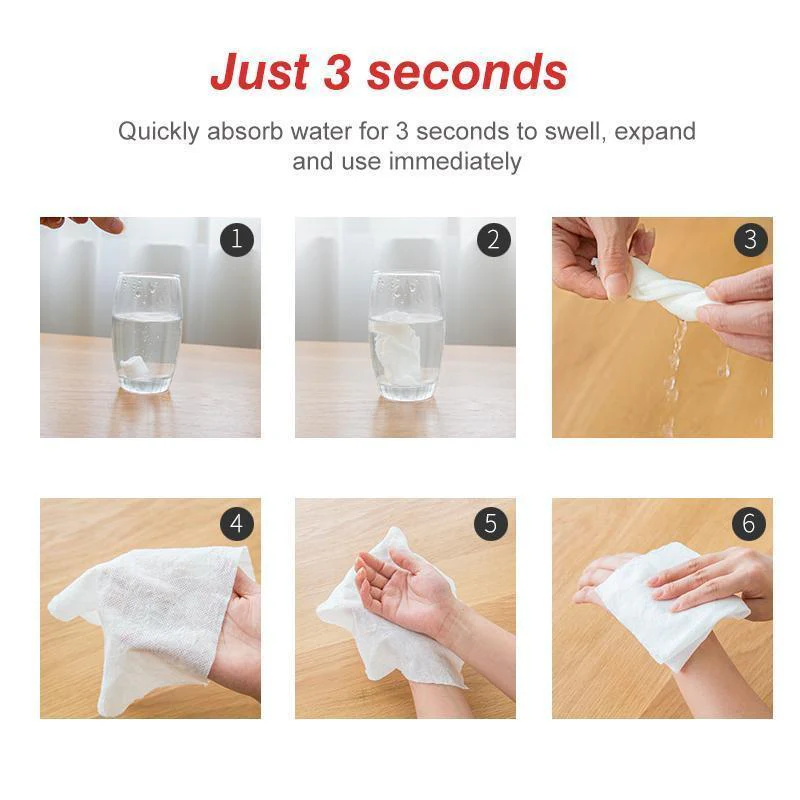 Disposable Travel Cotton Towel - Image 7