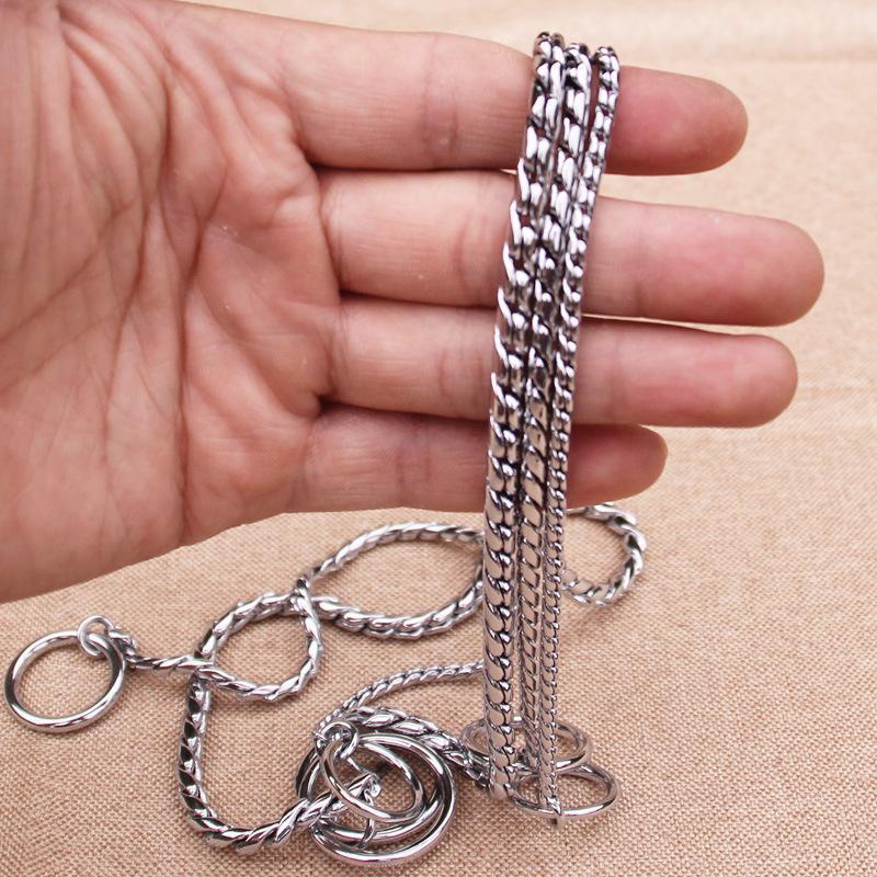 Dog Training Collars Snake P Choke Metal Slip Chain - Image 11