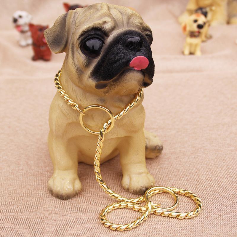 Dog Training Collars Snake P Choke Metal Slip Chain - Image 4
