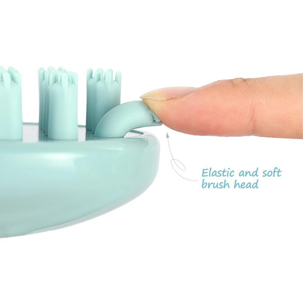  Manual Scalp Stress Relax Hair Shampoo Brush Head Massager - Image 10