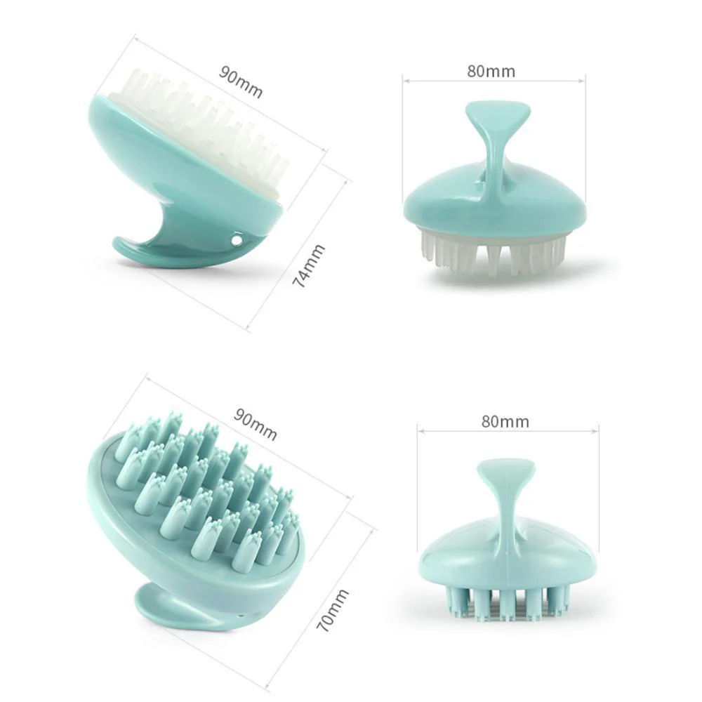  Manual Scalp Stress Relax Hair Shampoo Brush Head Massager - Image 8