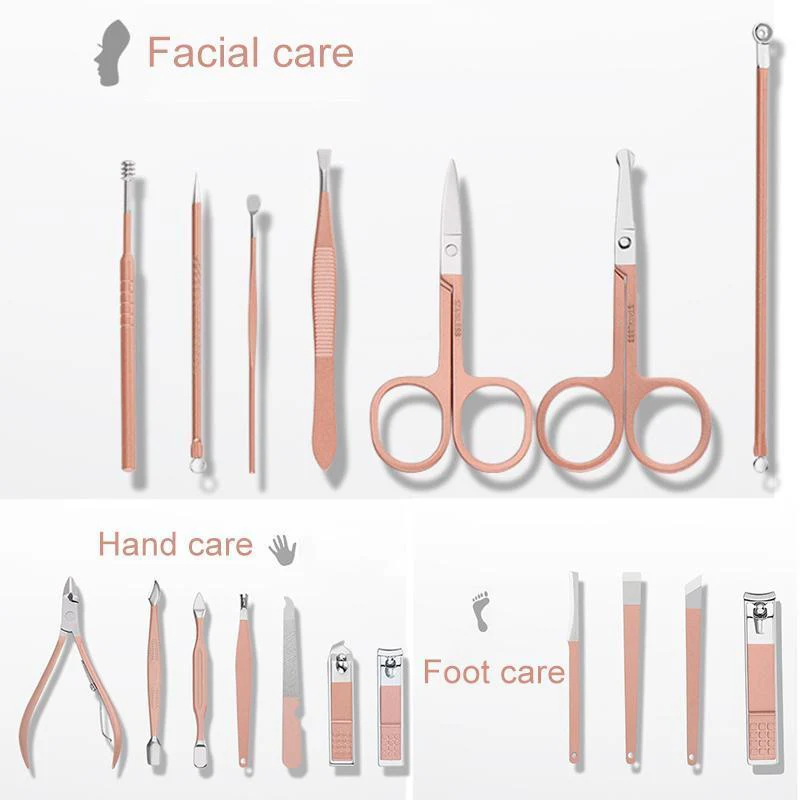 Stainless Steel Nail Care kit -18 Pieces - Image 3