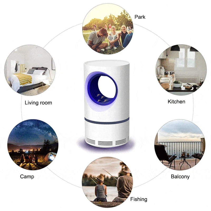 USB Photocatalytic Mosquito Killer Light - Image 7