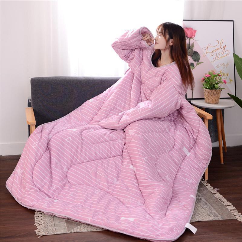 Winter Lazy Multifunctional Duvet with Sleeves - Image 3
