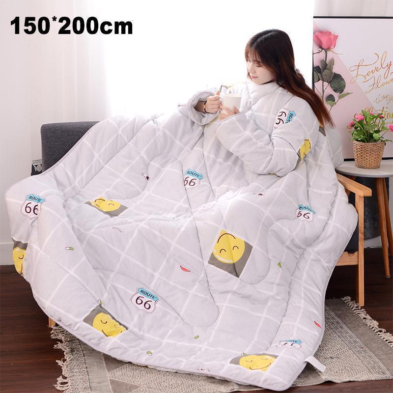 Winter Lazy Multifunctional Duvet with Sleeves - Image 4