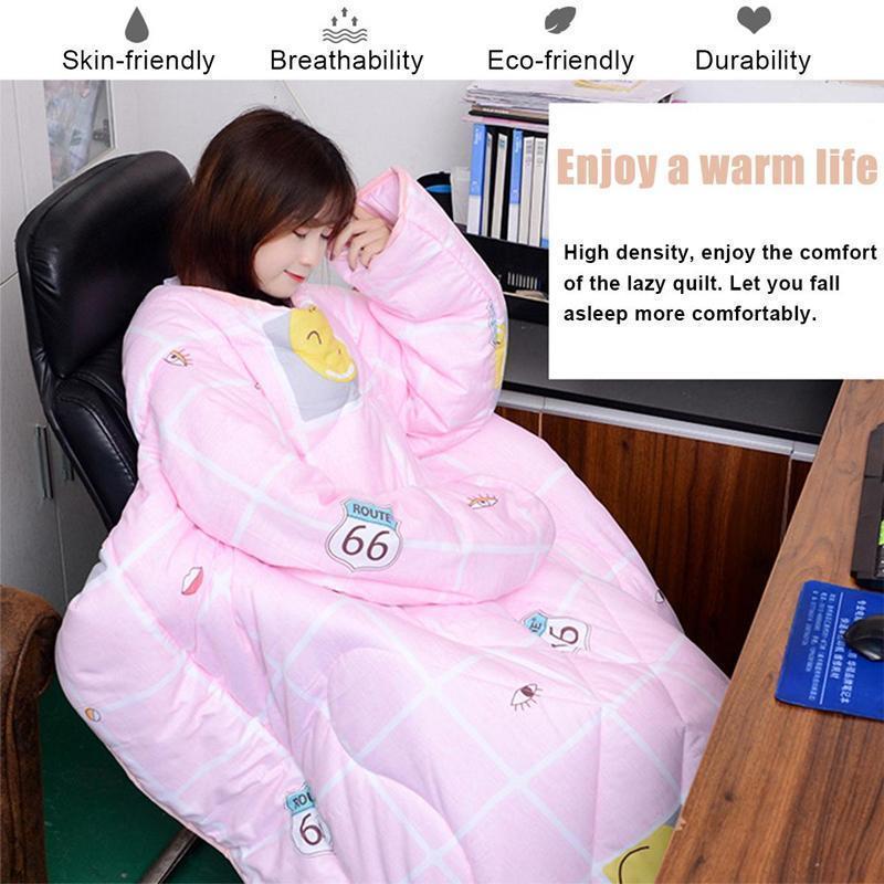 Winter Lazy Multifunctional Duvet with Sleeves - Image 9