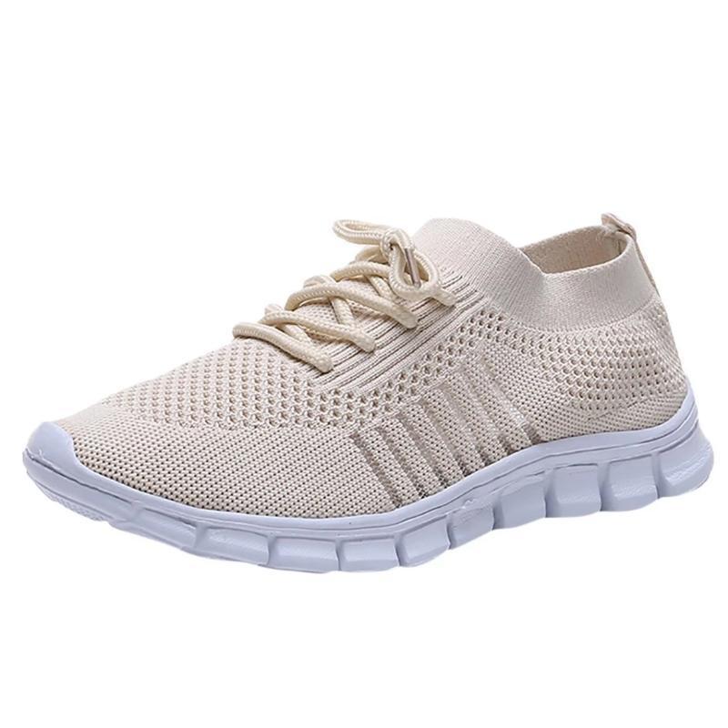 Women Walking Mesh Lace Up Casual Breathable Sneakers - Image 10